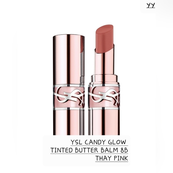 YSL CANDY GLOW TINTED BUTTER BALM 8B THAT PINK. BNIB - Picture 1 of 4